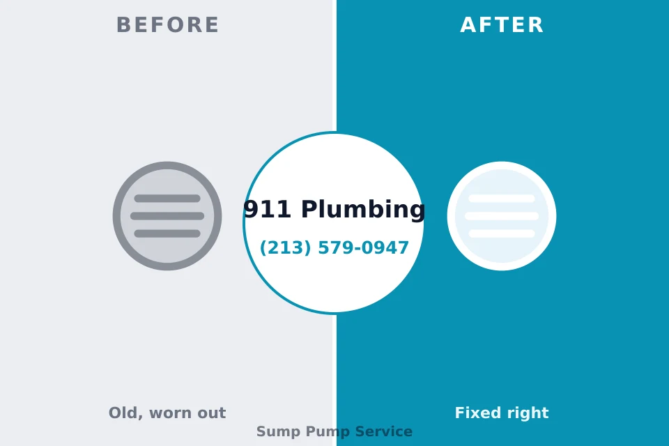 Before and after: plumbing company Baton Rouge, LA